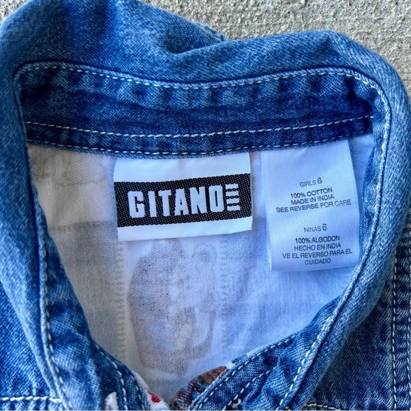 90s Gitano Long Sleeve Button Up Shirt - Picture 2 of 6
